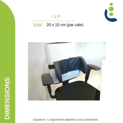 Cale tronc universel pour fauteuil