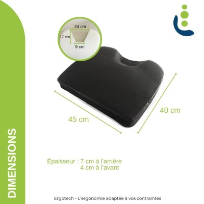 Coussin douleurs au coccyx