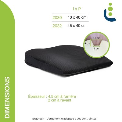 Coussin pour coccyx, hernie, sciatique