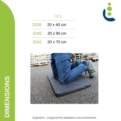 Tapis de protection des genoux