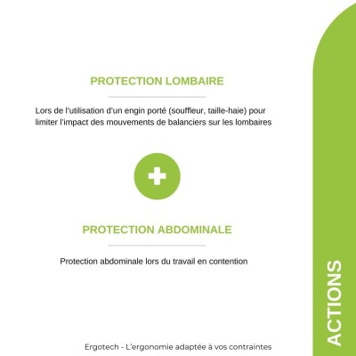 Protection lombaire et abdominale