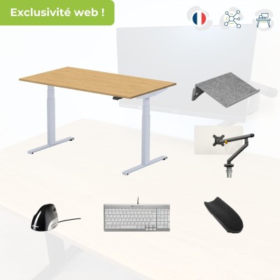 Aménagement ergonomique pour bureau clé en main