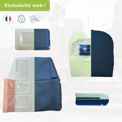 Coussins ergonomiques pour engins