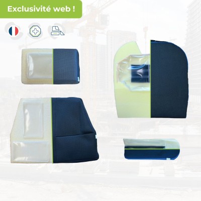 Coussins ergonomiques pour engins