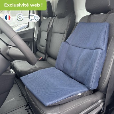 Coussins ergonomiques pour sciatique, hernie, lombalgie en voiture