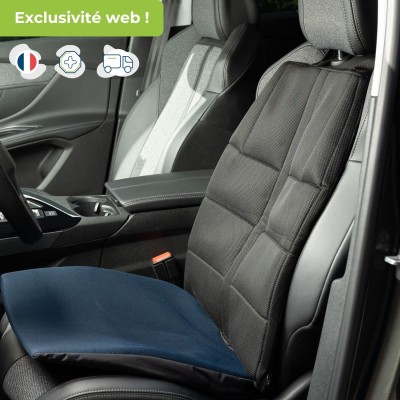 Coussins ergonomiques pour sciatique, hernie, lombalgie en voiture