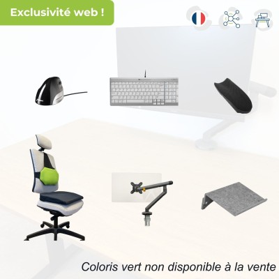 Pack équipements et posture au bureau