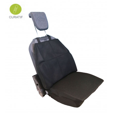 Dossier ergonomique et coussin d'assise voiture - Pack curatif Evo