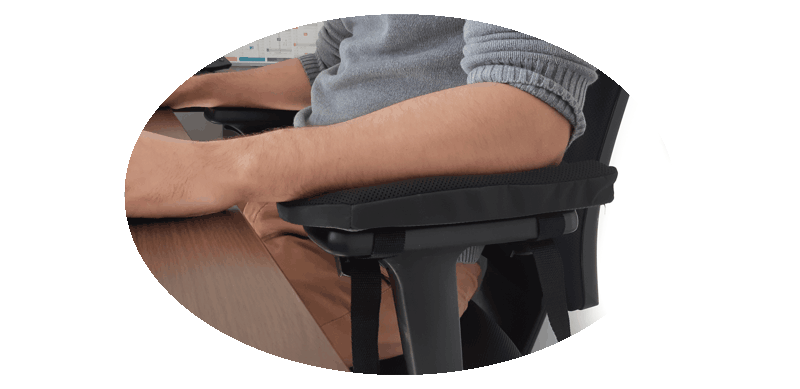 Repose-bras ergonomique pour la protection du canal carpien Ergodrift