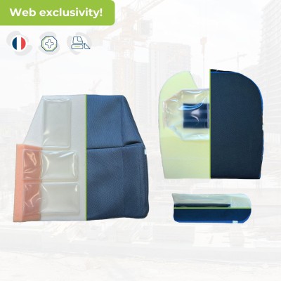 ergonomic cushions set for heavy vehicles