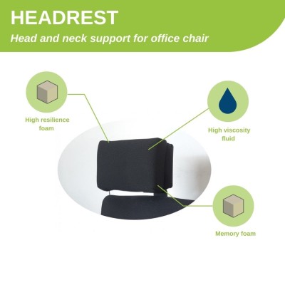 adjustable headrest for office chair